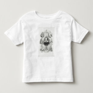 Camiseta Infantil Frontispiece para as "histórias, 'do Comple