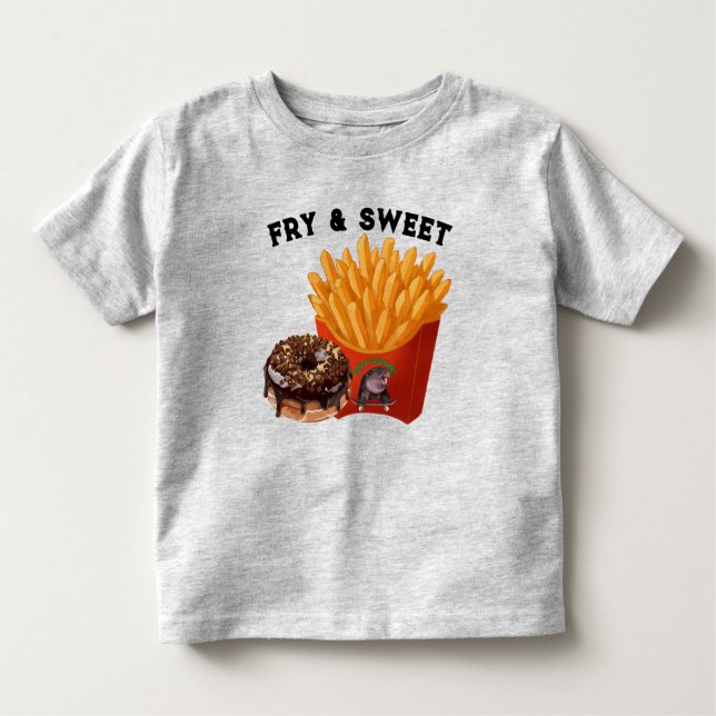Camiseta Infantil FRY & SWEET T-Shirt (Frente)