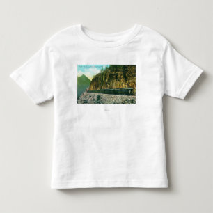 Camiseta Infantil Fuga ao norte do ponto rochoso, da passagem branca