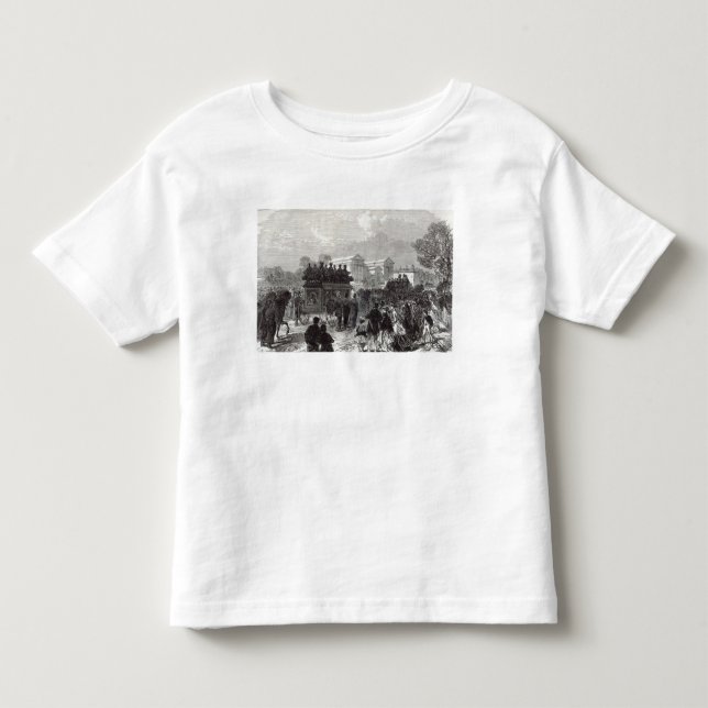 Camiseta Infantil Funeral do sargento Brett (Frente)