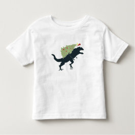 Camiseta Infantil Funny Festive Dino Christmas