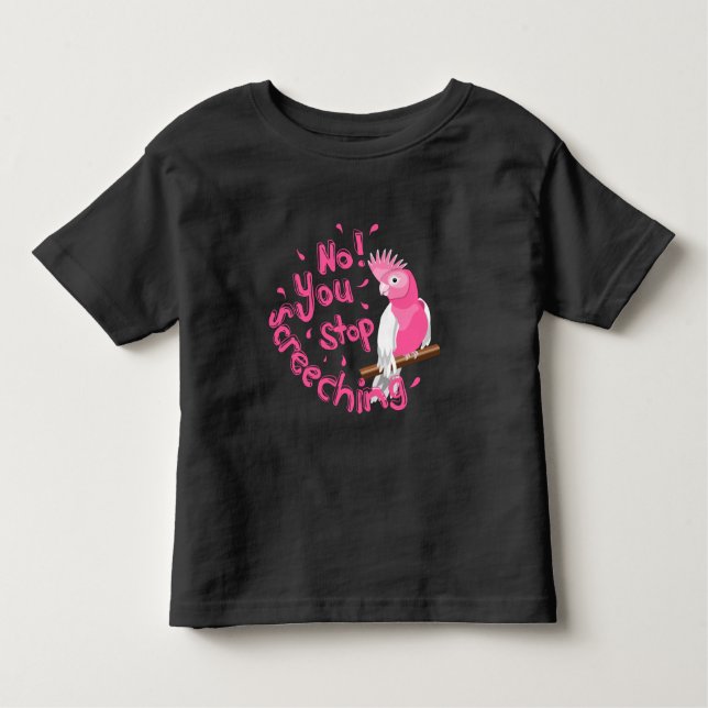 Camiseta Infantil Funny Galah Cockatiel (Frente)