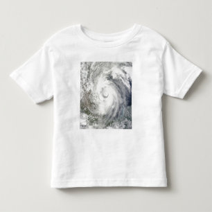 Camiseta Infantil Furacão Alex sobre o Golfo do México ocidental