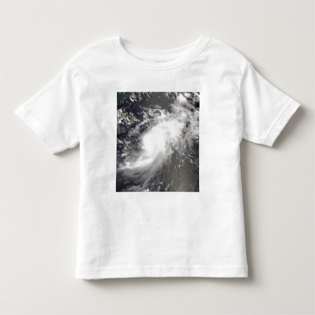 Camiseta Infantil Furacão Gustav sobre Hispaniola (Frente)