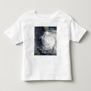Camiseta Infantil Furacão Ike sobre Cuba, Jamaica, e o Baham