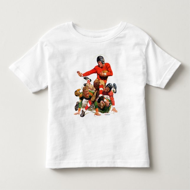 Camiseta Infantil Futebol da faculdade (Frente)