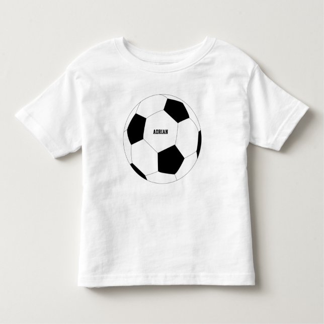 Camiseta Infantil Futebol de bola de futebol personalizado (Frente)