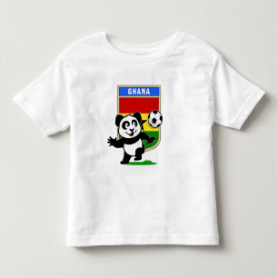 Camiseta Infantil Futebol do Gana Panda