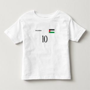 Camiseta Infantil Futebol palestiniano