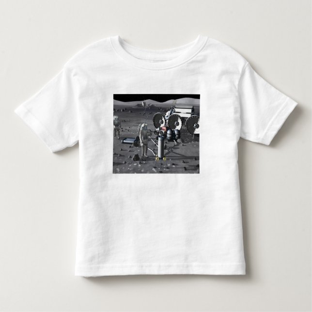 Camiseta Infantil Futuras missões de exploração do espaço 2 (Frente)
