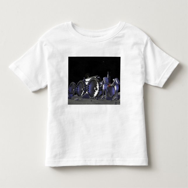 Camiseta Infantil Futuras missões de exploração do espaço 9 (Frente)