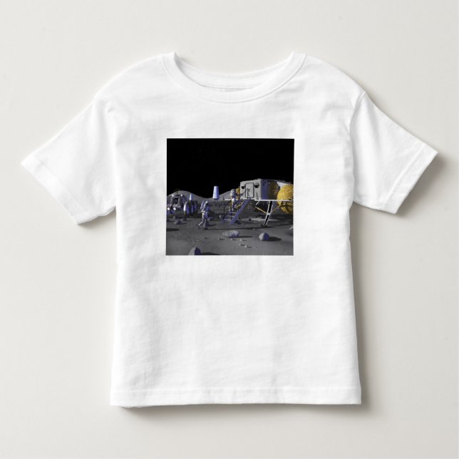 Camiseta Infantil Futuras missões de exploração espacial 13 (Frente)