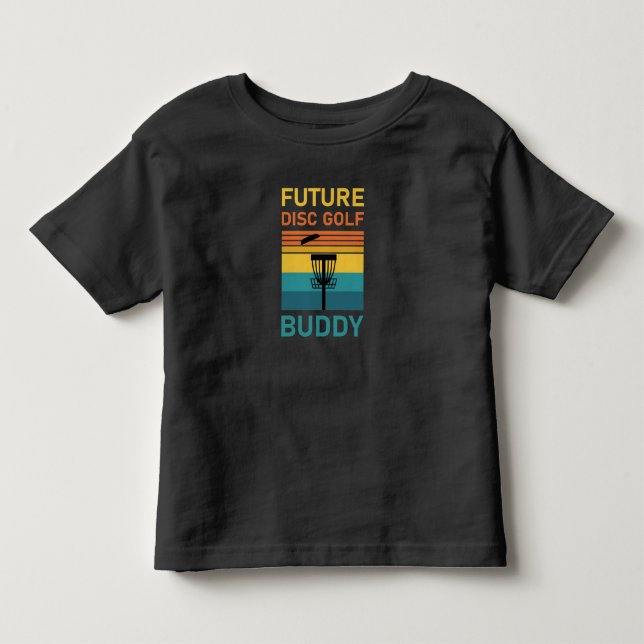Camiseta Infantil Future Disc Golf Buddy - Flying Disc - Frisbee (Frente)