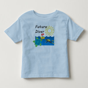 Camiseta Infantil Future Diver Design - Toddler Fine Jersey T-Shirt