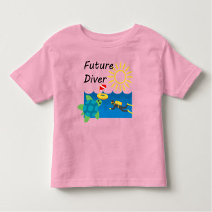 Camiseta Infantil Future Diver Design - Toddler Fine Jersey T-Shirt