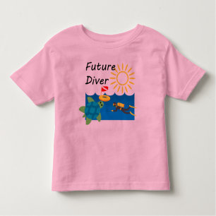 Camiseta Infantil Future Diver Design - Toddler Fine Jersey T-Shirt