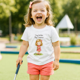Camiseta Infantil Future Golfer Baby Girl or