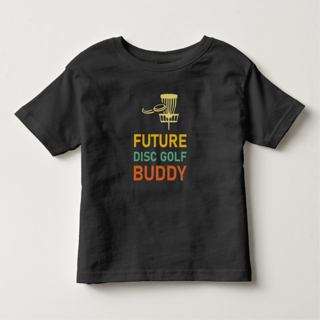 Camiseta Infantil Futuro Budy do Golf de Disco - Disco Voador - Fris (Frente)