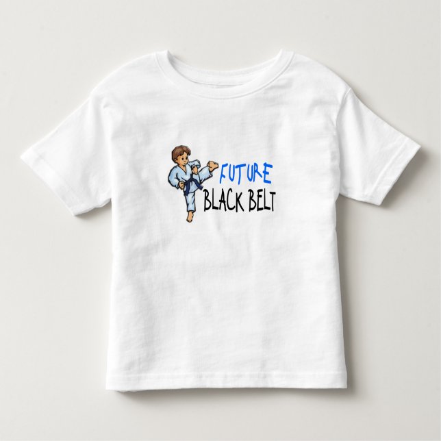 Camiseta Infantil Futuro Cinturão Negro BOY 1.1 (Frente)