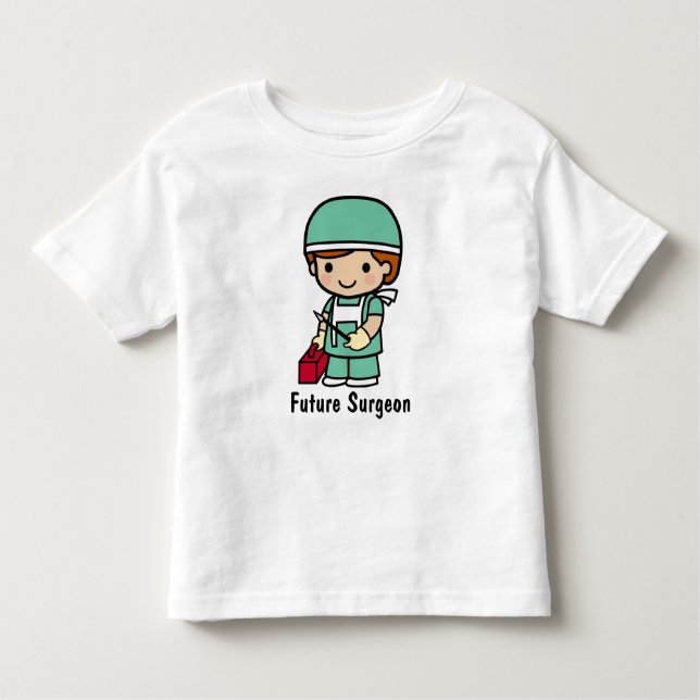 Camiseta Infantil Futuro Cirurgião T-Shirt (Frente)