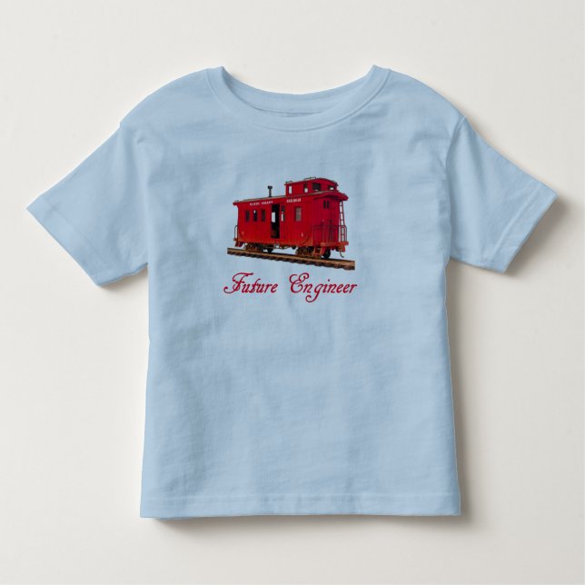 CAMISETA INFANTIL FUTURO ENGINEER-T-SHIRT --CABOOSE VERMELHO (Frente)