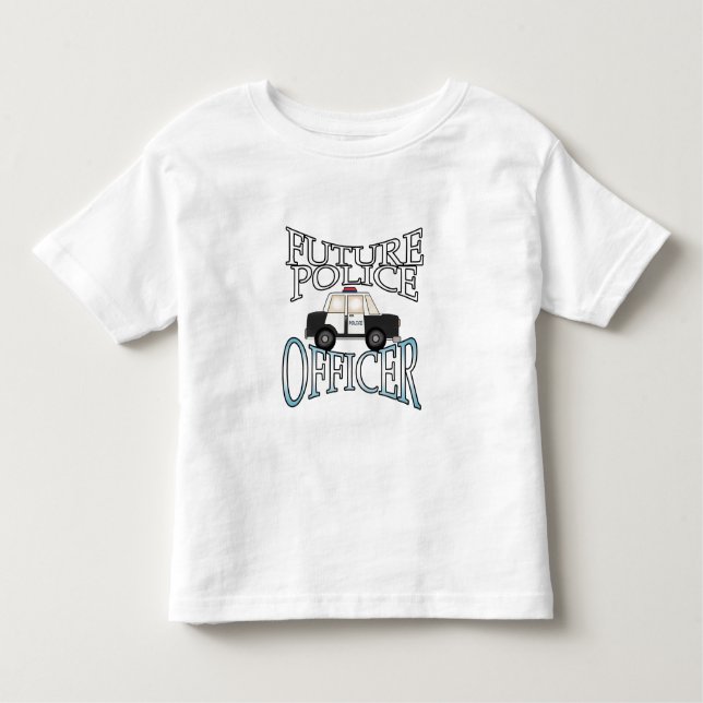Camiseta Infantil Futuro Policial (Frente)