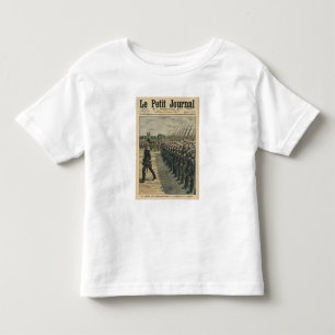 Camiseta Infantil Fuzileiros navais na parada na revisão do 14a