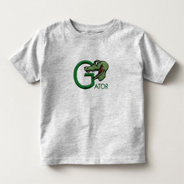 Camiseta Infantil G é para o jacaré (Frente)