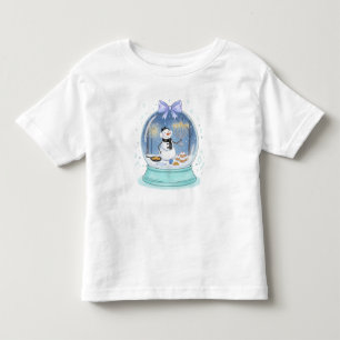 Camiseta Infantil G globo de neve de Chanukah