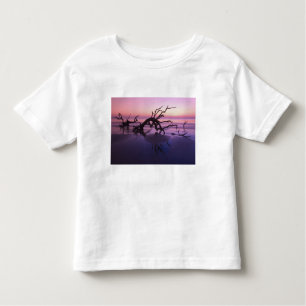 Camiseta Infantil GA Ilha de Jekyll, Cemitério de Árvore na praia