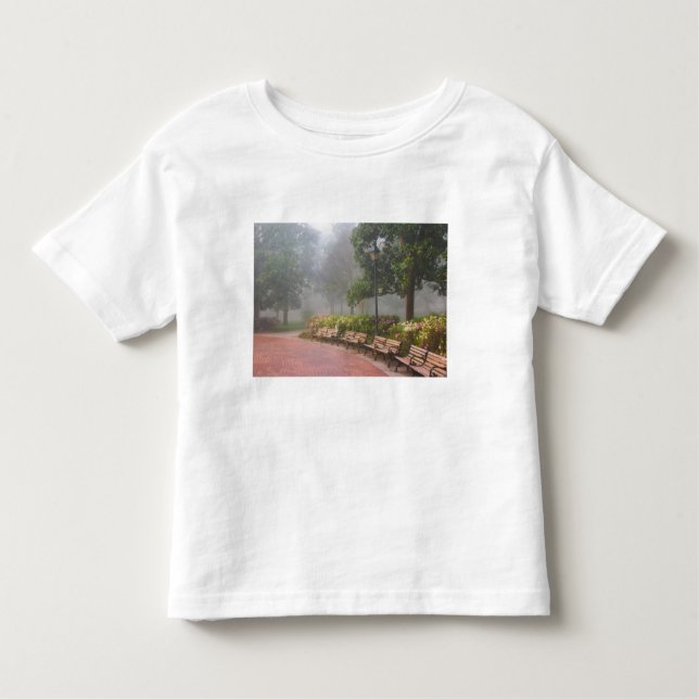 Camiseta Infantil GA Savannah, Azaleas junto à calçada e (Frente)