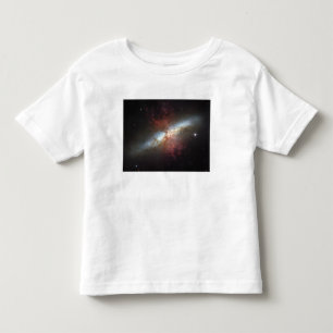 Camiseta Infantil Galáxia de Starburst, 82 mais messier