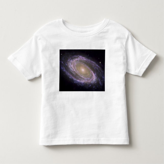 Camiseta Infantil Galáxia espiral Messier 81 (Frente)