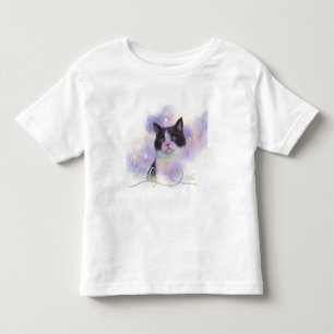 Camiseta Infantil Galaxy Lovely Cat
