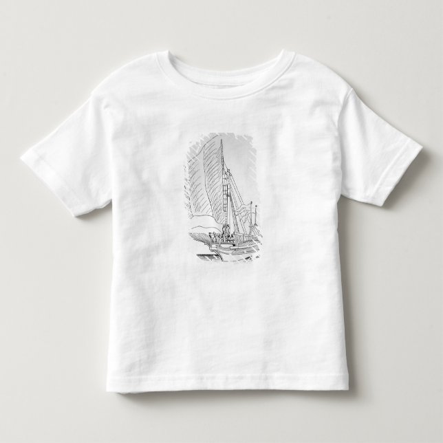 Camiseta Infantil Galera do século XVI (Frente)