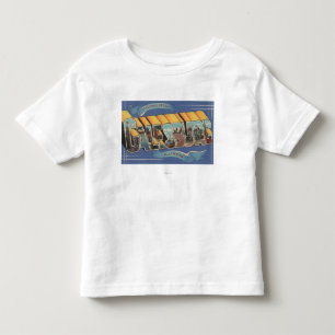 Camiseta Infantil Galesburg, Illinois - grandes cenas 2 da letra