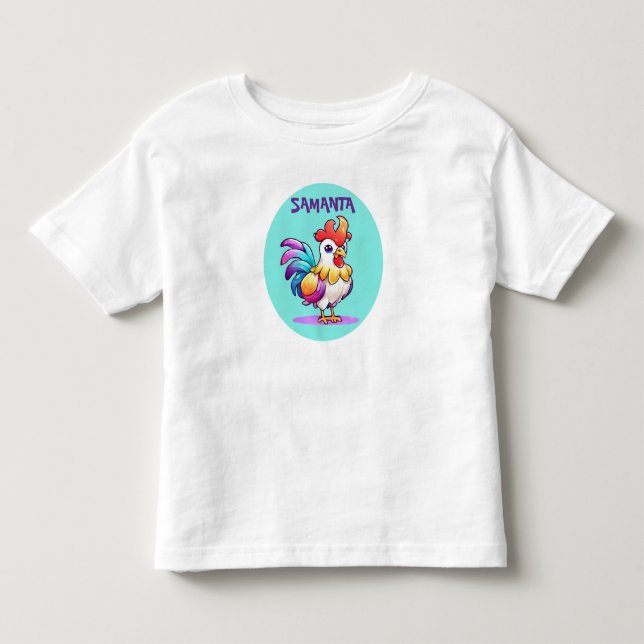 Camiseta Infantil Galo Mágico (Frente)