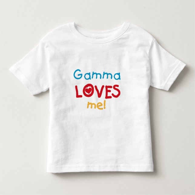 Camiseta Infantil Gama me ama T-shirts e presentes (Frente)