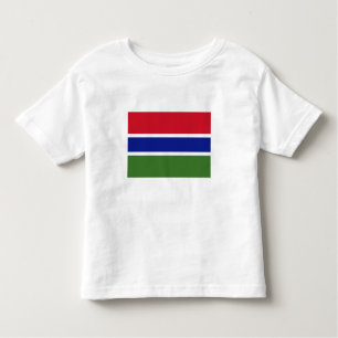 Camiseta Infantil Gâmbia Flag