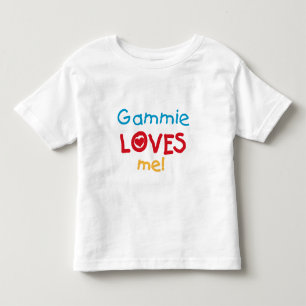 Camiseta Infantil Gammie me ama T-shirts e presentes