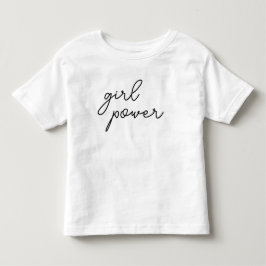 Camiseta Infantil Gangue de Meninas | Citação Moderna de Poder de Me