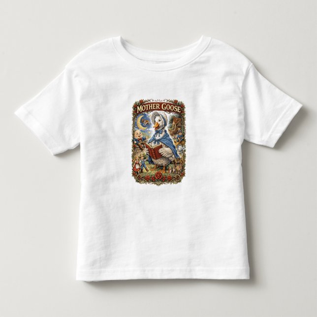 Camiseta Infantil Gansa Mãe (Frente)