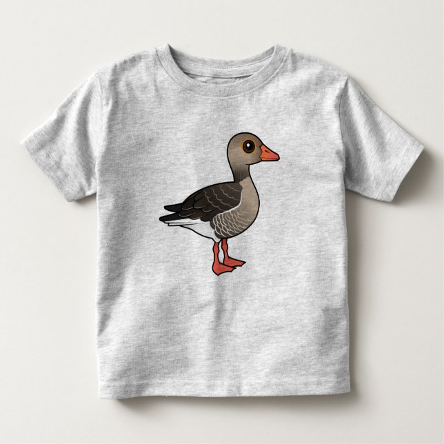 Camiseta Infantil Ganso de Graylag (Frente)