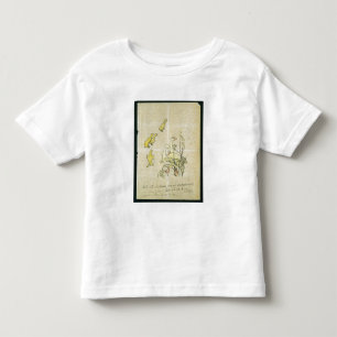Camiseta Infantil Gansos e ganso (w/c & tinta no papel)