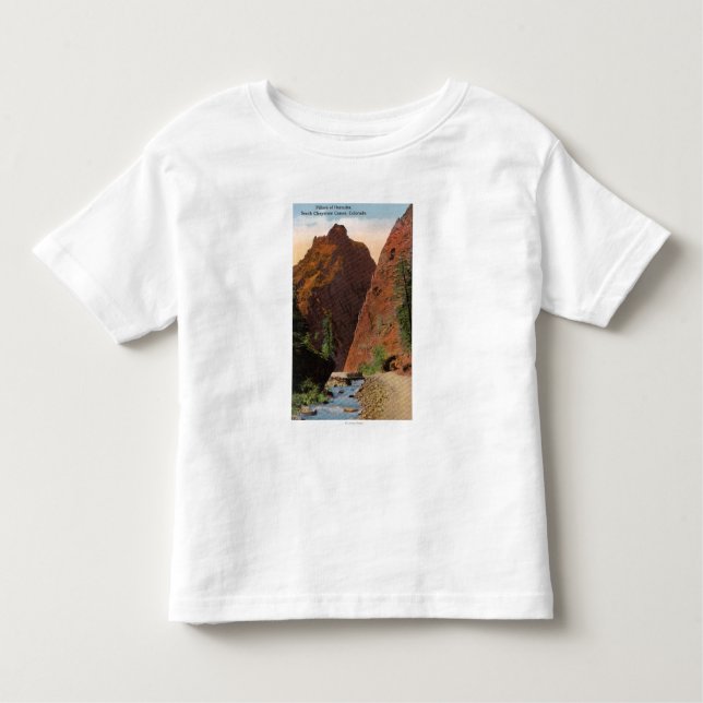 Camiseta Infantil Garganta sul de Cheyenne (Frente)
