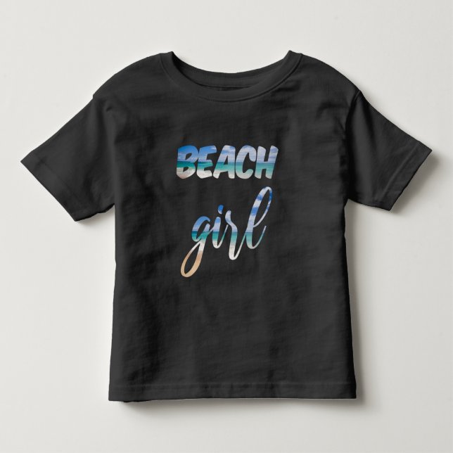 Camiseta Infantil Garota da Praia (Frente)