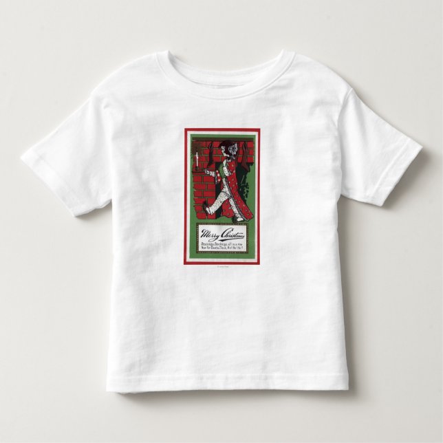 Camiseta Infantil Garota segurando boneca e castiçal (Frente)