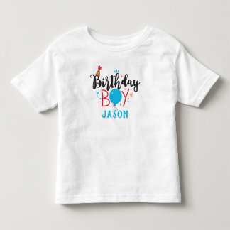 Camiseta Infantil Garoto de Aniversário Personalizado