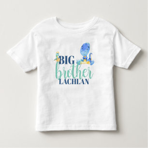 Camiseta Infantil Garoto Dinossauro Grande Irmão