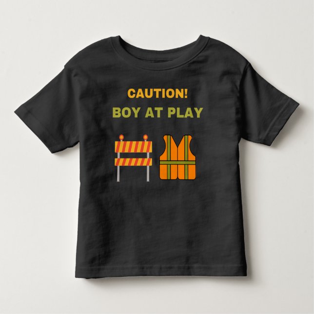 Camiseta Infantil Garoto no Play Toddler T-Shirt (Frente)